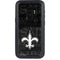 NFL New Orleans Saints Black & White Otterbox Defender Galaxy Skin
